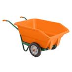 Plastic Kruiwagen Met Dumper 240 L – 78611 – Oranje, Doe-het-zelf en Verbouw, Ophalen of Verzenden