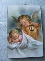 Bonella Engel Print op Hout - Beschermengel met Lantaarn, Verzenden