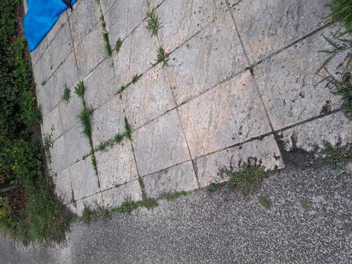 Tuintegels kleur geel, Tuin en Terras, Tegels en Klinkers, Gebruikt, Terrastegels, Beton, 10 m² of meer, Ophalen