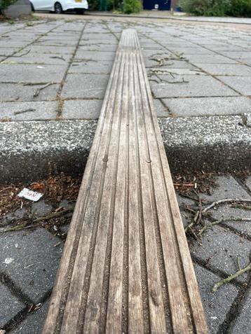 Hardhouten vlonderplanken Bankirai 21 mm dikte , 31 m2 beschikbaar voor biedingen