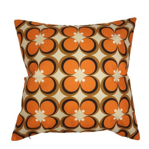 Retro kussenhoes Sandy beige 44 x 44 cm, Huis en Inrichting, Woonaccessoires | Kussens, Nieuw, Beige, Vierkant, Verzenden