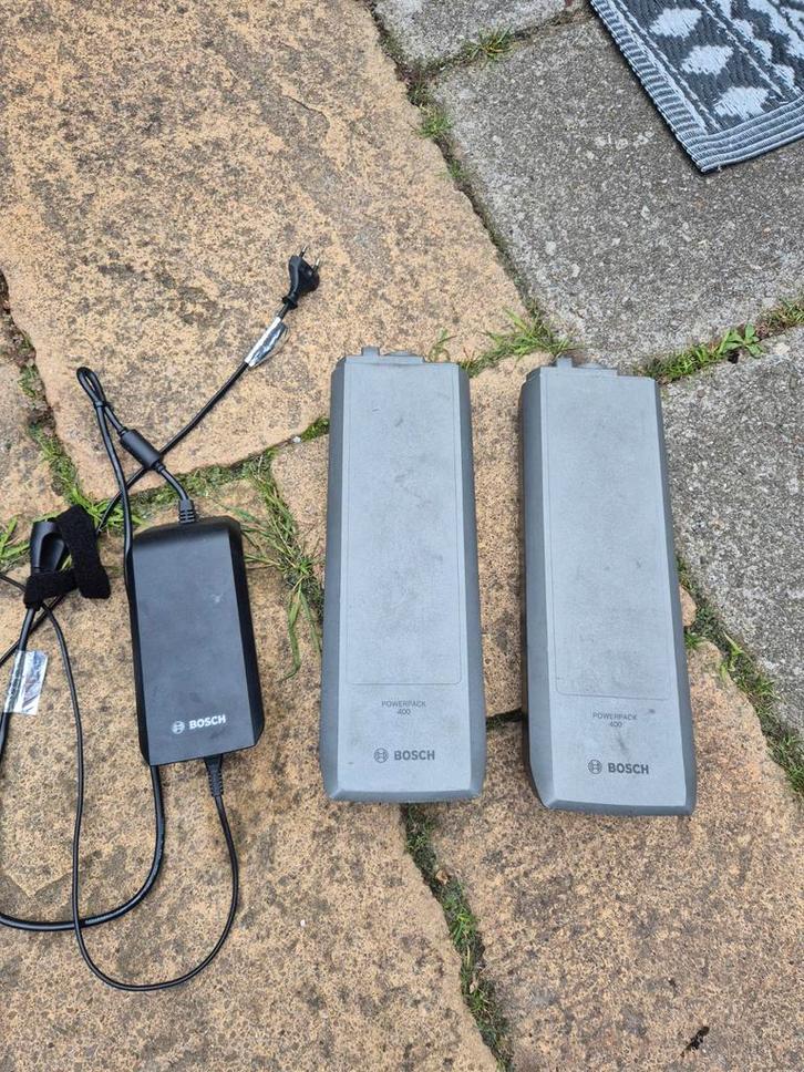 Bosch Powerpack 400 Accu + Oplader, Fietsen en Brommers, Fietsaccessoires | Fietsaccu's, Gebruikt, Ophalen of Verzenden