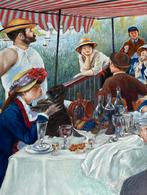Acryl schilderij ‘Renoir’ lunch van de roeiers, Antiek en Kunst, Ophalen
