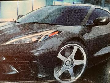 2020 Corvette C8 zwart Match Box 1:64 beschikbaar voor biedingen