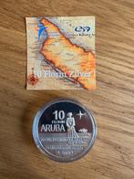10 florin Aruba 20 jaar status aparte 2006  proof zilver, Postzegels en Munten, Munten | Nederland, Koningin Beatrix, Zilver, Losse munt