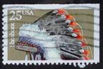 USA  Indian War Bonnet - Shoshone, Postzegels en Munten, Postzegels | Amerika, Verzenden, Noord-Amerika