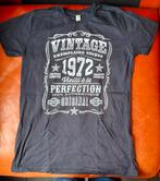 Vintage 1972 T-shirt - Earth Positive - Maat S, Zwart, Ophalen of Verzenden, Korte mouw, Maat 36 (S)