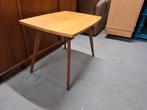 Vintage jaren 50 60 tafel, bijzettafel, salontafel, Huis en Inrichting, Ophalen, Rechthoekig, Hout, 55 tot 75 cm