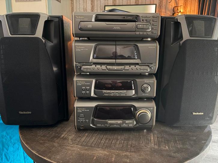 Technics Stereo Set, Audio, Tv en Foto, Stereo-sets, Zo goed als nieuw, Cassettedeck, Losse componenten, Ophalen