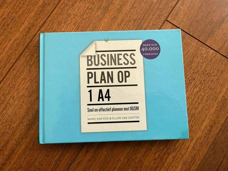 Ellen Leenhouts - Businessplan op 1 A4, Boeken, Wetenschap, Zo goed als nieuw, Sociale wetenschap, Ophalen of Verzenden