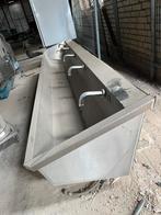 Elpress RVS wastafel 300cm automatische kranen, Doe-het-zelf en Verbouw, Sanitair, Ophalen, Rvs, Wastafel