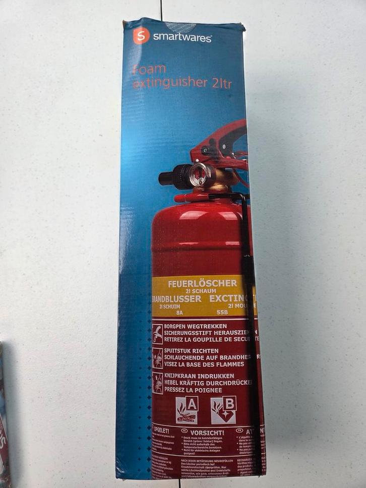 Smartwares Schuimblusser 2L - Nieuw in doos, Huis en Inrichting, Brandblussers en Brandkasten, Nieuw, Brandblusser, Ophalen of Verzenden