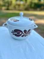 Vintage Ovenschaal dekschaal MZ Czechoslovakia, Huis en Inrichting, Gebruikt, Ophalen of Verzenden, Kom(men), Overige stijlen