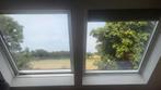 2 grote velux dakramen ggl uk10 134 breed 160 hoog, Ophalen, Zo goed als nieuw, Dubbelglas, 120 tot 160 cm
