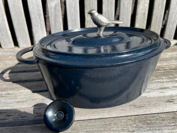 Nomar/Staub Gietijzeren Pan 27cm Midnight Bleu beschikbaar voor biedingen