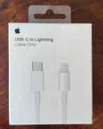 Apple USB-C to Lightning kabel 2m wit, Telecommunicatie, Mobiele telefoons | Telefoon-opladers, Nieuw, Apple iPhone, Ophalen of Verzenden