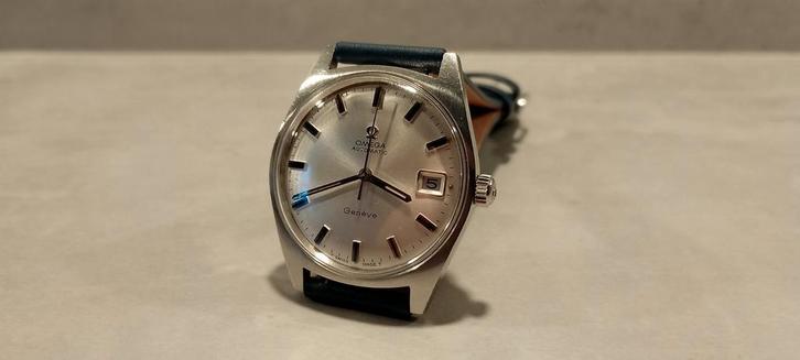 Vintage OMEGA Genève automatisch herenhorloge, Sieraden, Tassen en Uiterlijk, Horloges | Heren, Zo goed als nieuw, Polshorloge