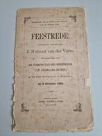 Feestrede de viering van den gedenkdag van Alkmaars Ontzet, Ophalen of Verzenden, 19e eeuw, Gelezen