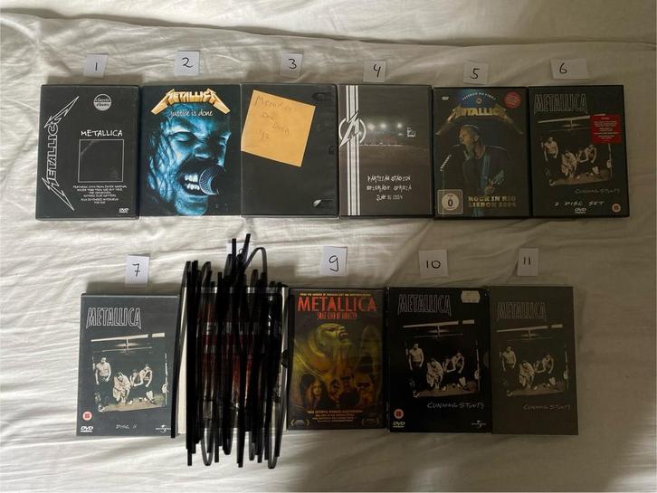 Metallica DVD’s €5 per stuk., Cd's en Dvd's, Dvd's | Muziek en Concerten, Zo goed als nieuw, Alle leeftijden, Ophalen of Verzenden