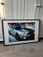 Ikea Ribba fotolijst / schilderij, Ford Mustang, 94 x 64 cm, Huis en Inrichting, Woonaccessoires | Schilderijen, Tekeningen en Foto's
