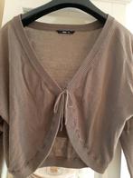 Bolero taupebruin, Kleding | Dames, Ophalen, Bruin, Maat 46/48 (XL) of groter, Gedragen