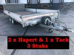 Hapert G. 47-WPG-5 * 38-WPG-5 & Tack 52-WGL-9 - 2 As Open Ta, Auto diversen, Aanhangers en Bagagewagens, Gebruikt