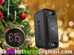 Kerst! Sony Party Muziekbox, Karaoke + Partytent etc., Ophalen, Nieuw, Kerst of Sinterklaas