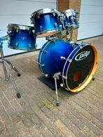 PDP by DW FX Birch shellset Ocean Fade blue fade, Muziek en Instrumenten, Ophalen of Verzenden, Gebruikt, Trommel