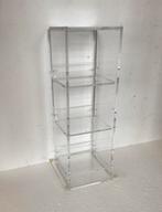 Jaren 80 plexiglas CD rek, Kunststof, Gebruikt, Onbekend, Ophalen of Verzenden