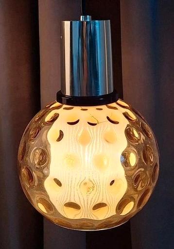 Hanglamp Vintage Glasshütte Limburg Lamp Retro Glas beschikbaar voor biedingen