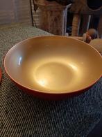 2x Vintage Tupperware Schaal met Deksel, Ophalen of Verzenden, Gebruikt, Bruin, Schaal