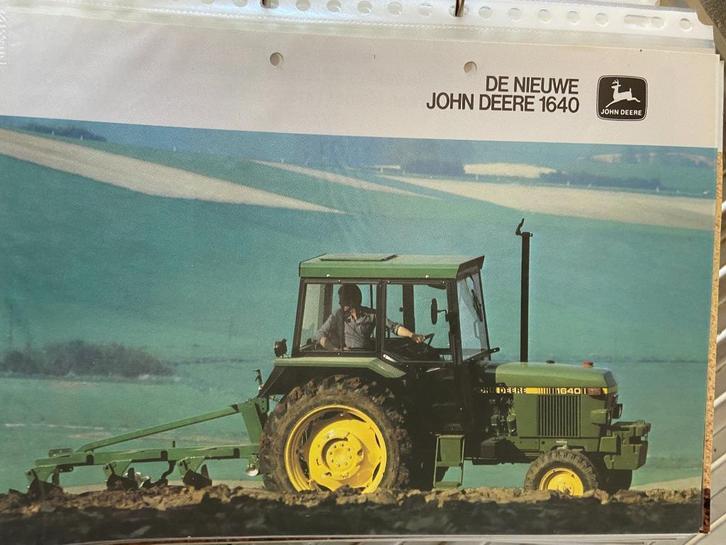 Tractorfolders, Boeken, Catalogussen en Folders, Zo goed als nieuw, Folder, Ophalen of Verzenden