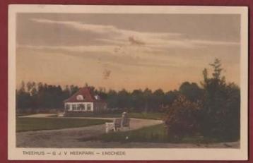 Enschede - Theehuis - G.J.V. Heekpark - 1921 (pst Enschede) beschikbaar voor biedingen