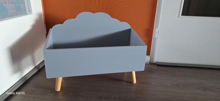 Speelgoedkist grijs wolk, Kinderen en Baby's, Kinderkamer | Inrichting en Decoratie, Gebruikt, Overige typen, Ophalen