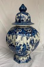Oude Grote vaas delfts blauwe vaas met deksel 1669, Ophalen of Verzenden