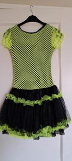 Neon Carnaval Jurkje met Tule Rok, Carnaval, Ophalen of Verzenden, Kleding, Maat 36 (S)