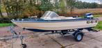 Beekman 430 met 50PK Yamaha en Kalf trailer, Watersport en Boten, Ophalen, Gebruikt, Minder dan 70 pk, 3 tot 6 meter