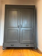 Vintage kledingkast demontabel, Ophalen, Gebruikt, 100 tot 150 cm, 150 tot 200 cm