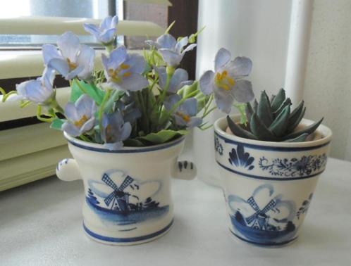 mini vijzeltje / vijzel Delfts blauw aardewerk, geen stamper, Antiek en Kunst, Antiek | Keramiek en Aardewerk, Ophalen of Verzenden