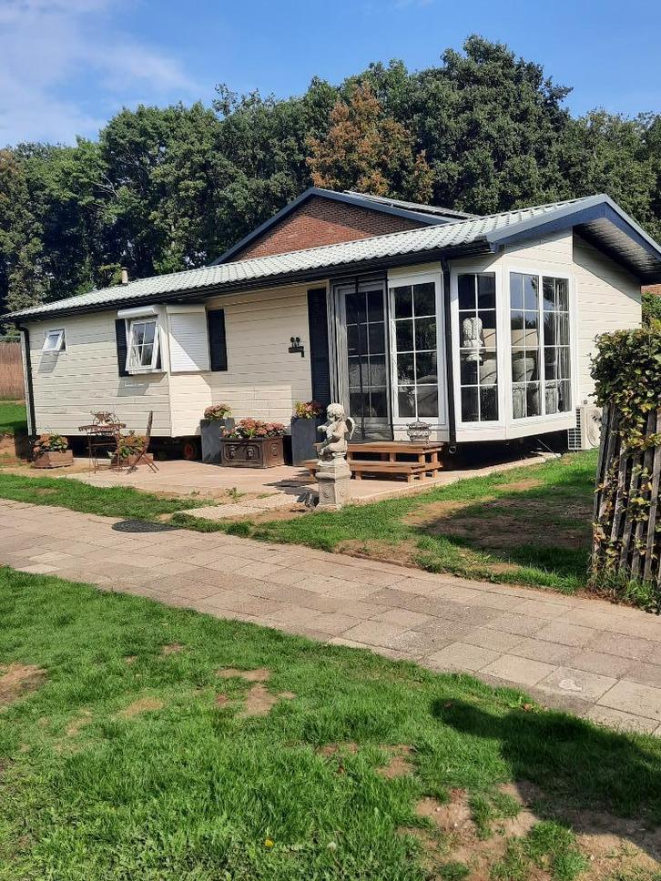 Chalet/mantelzorg 11m x 6,90 airco,rolluik,nieuwe keuken, Caravans en Kamperen, Stacaravans, tot en met 2, Ophalen