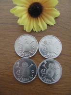 Nederland - 4 x LAATSTE gulden in 1 koop - 2001, Postzegels en Munten, Munten | Nederland, Ophalen of Verzenden, Koningin Beatrix