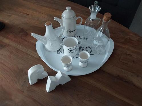 Riviera maison  servies spulletjes, Huis en Inrichting, Woonaccessoires | Dienbladen, Zo goed als nieuw, Hout, Verzenden