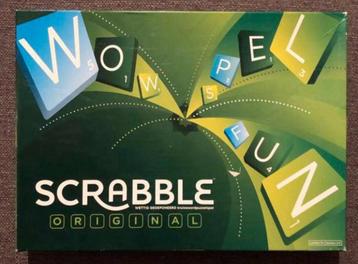 Scrabble Original Spel met draaitafel Bordspel - NIEUWSTAAT beschikbaar voor biedingen