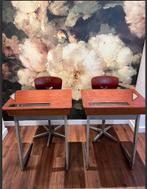 2 schoolbanken met stoelen, Huis en Inrichting, Ophalen, 75 m² of meer