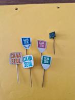 Sp 428 Vintage Cava Seul Speldjes 6 stuks, Verzamelen, Ophalen of Verzenden, Gebruikt, Merk, Speldje of Pin