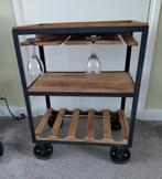 Industriele WijnTrolley / Bar Trolley / Serveerwagen, Ophalen, Gebruikt