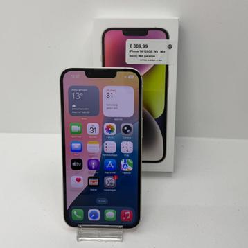 iPhone 14 128GB Wit | Met doos | beschikbaar voor biedingen