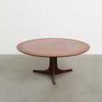 Vintage design salontafel jaren 60 koper midcentury tafel, Huis en Inrichting, Tafels | Bijzettafels, Gebruikt, Mid century modern design table 60s 70s