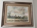 Theo van Oorschot aquarel, Antiek en Kunst, Kunst | Schilderijen | Klassiek, Ophalen