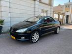 Peugeot 206cc 1.6 Roland Garros AUT Nieuw APK Rood Leer, 4 cilinders, Cabriolet, Zwart, Overige kleuren